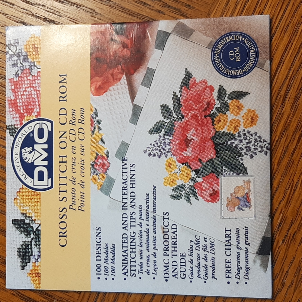 NWOT DMC Cross stitch on CD Rom